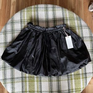 Loveshackfancy Cheyenne black puffy skirt